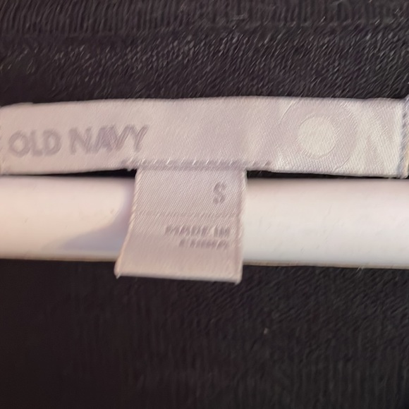 Old Navy size s black dress cardigan with ruffles on front - Picture 3 of 4